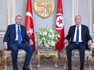  رجب طيب أردوغان وقيس سعيد