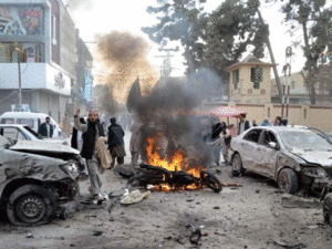 تبنى المتمردون الانفصاليون البلوش الهجوم، الذي نفذته انتحارية في كراتشي