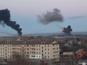 قصف روسي على مواقع أوكرانية