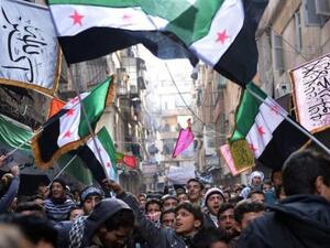  التلويح بين الفينة والأخرى بضرورة البدء بإعادة إعمار سوريا