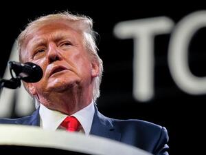  الرئيس الأمريكي السابق، دونالد ترامب