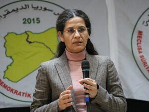 إلهام أحمد - رئيسة اللجنة التنفيذية لمجلس "سوريا الديمقراطية"