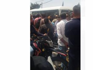 منطقة دوار صيدنايا: الالاف بانتظار ابناءهم المفرج عنهم من سجن صيدنايا