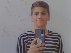 استشهاد  الطفل زيد محمد غنيم ابن 14 عام