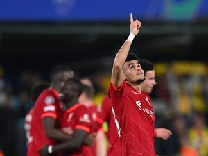 دياز ينقذ ليفربول من الخسارة (المصدر: أ ف ب)