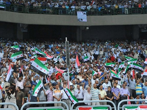 وكان الرئيس المصري الراحل محمد مرسي قد ايد ودعم الثورة السورية ضد النظام 