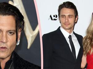 جيمس فرانكو وجوني ديب وآمبر هيرد  جيمس فرانكو وجوني ديب وآمبر هيرد