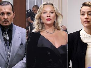 جوني ديب وآمبر هيرد وكيت موس جوني ديب وآمبر هيرد وكيت موس