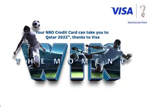 البنك الوطني العُماني يطلق حملة لعملائه من حاملي بطاقات Visa الائتمانية للفوز بتذاكر لحضور مبارة ربع نهائي بطولة كأس العالم في الدوحة