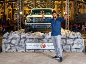 Winner of Global Village’s Eid Grand Prize Draw Overwhelmed as He Receives the Keys to the Iconic Ford Bronco SUV