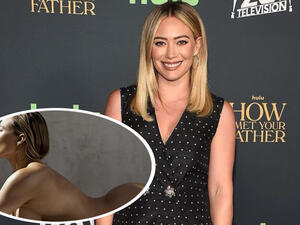 Actress Hilary Duff bared all