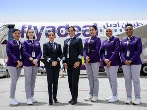 Flyadeal aviation which is affiliated to the Saudi Airlines, carried out its first ever all-female crew flight.