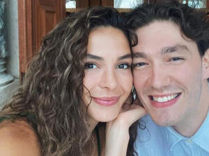 Ebru Şahin Celebrate her engagement 