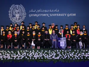 Georgetown Celebrates Class of 2020 and Class of 2021 at In-person Ceremony 