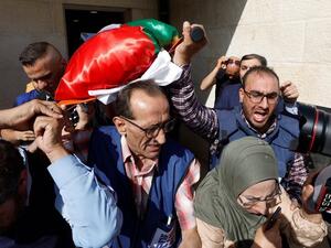 جثمان الشهيدة شيرين ابو عاقلة