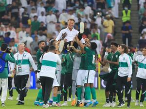 السعودية تواجه فنزويلا ودياً (المصدر: أ ف ب)