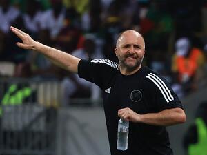 جمال بلماضي مدرب منتخب الجزائر (المصدر: أ ف ب)