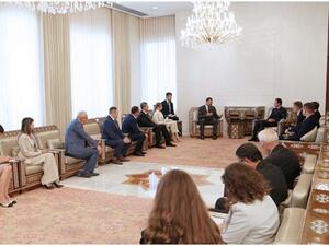 الرئيس الأسد لوفد مشترك من روسيا وجمهورية دونيتسك: روسيا وسورية تخوضان معركة واحدة ضد عدو واحد