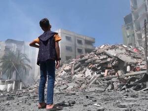 غزة وقد تحولت إلى أرض محروقة