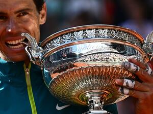 نادال يضيف لقباً جديداً إلى مسيرته الزاخرة بالبطولات (المصدر: أ ف ب)