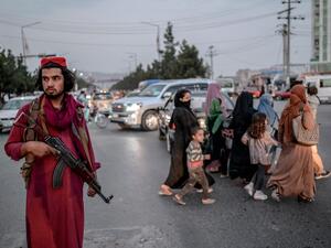 A Taliban guard 