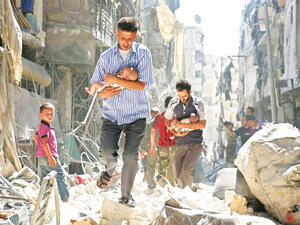 Carnage of war in Syria