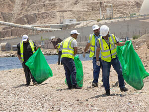 شركة ميناء حاويات العقبة تواصل تنفيذ النشاطات البيئية ضمن مبادرة “Go Green” العالمية