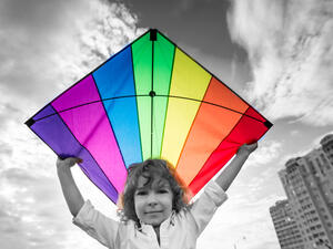 Rainbow colors