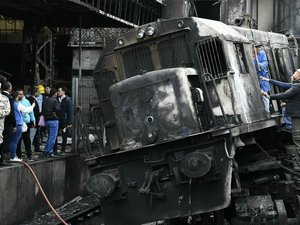 Train accident at Cairo 