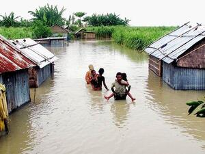فيضانات في الهند وبنغلادش