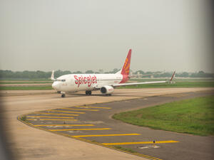 India's SpiceJet Plane Catches Fire Mid Air