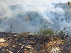 حريق كبير في منطقة مار روكز - الدكوانة
