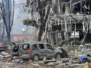 قصف روسي على المدن الأوكرانية