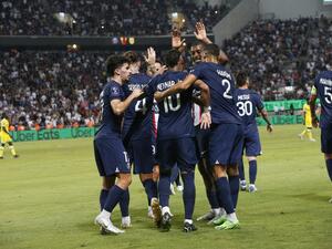 باريس سان جيرمان يظفر بالسوبر الفرنسي (المصدر: حساب باريس سان جيرمان الرسمي على تويتر)