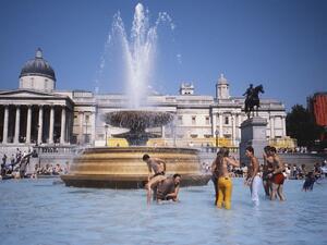 درجات حرارة مرتفعة في بريطانيا