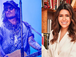 Camille Vasquez and Johnny Depp