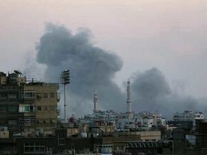 استهداف مدينة السقيلبية بريف حماة