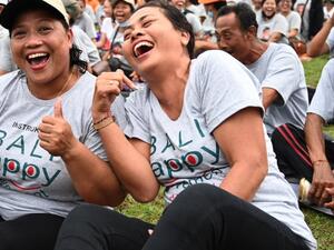 Laughter as therapy in Bali 
