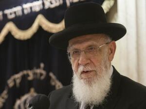 الحاخام شالوم كوهين الزعيم الروحي لحزب "شاس" الإسرائيلي
