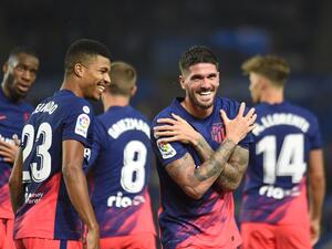 أتلتيكو مدريد يستعد لمواجهة خيتافي اليوم (المصدر: أ ف ب)