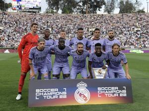 فريق ريال مدريد (المصدر: أ ف ب)