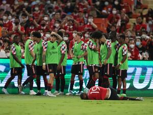 فريق مانشستر يونايتد (المصدر: أ ف ب)