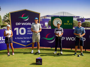 The winning trio from last year played with DP World Tour star Adrian Meronk (Image Credit: Supplied)