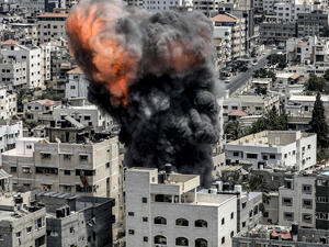 قصف اسرائيلي على قطاع غزة