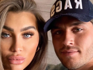 Lauren Goodger and  Charles Drury