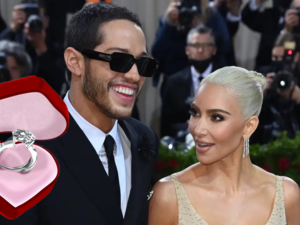 Kim Kardashian and Pete Davidson
