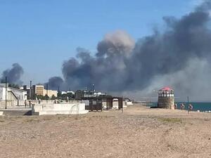 انفجارات في منطقة مطار ساكي 