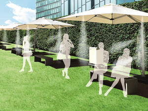 Panasonic Launches Green Ambience Changer, the Next Generation Ultra-Fine Mist System for Cooler Outdoor Spaces