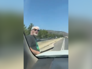Israeli settler attacks Mom and Child 