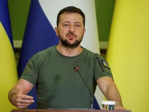 الرئيس الأوكراني زيلينسكي